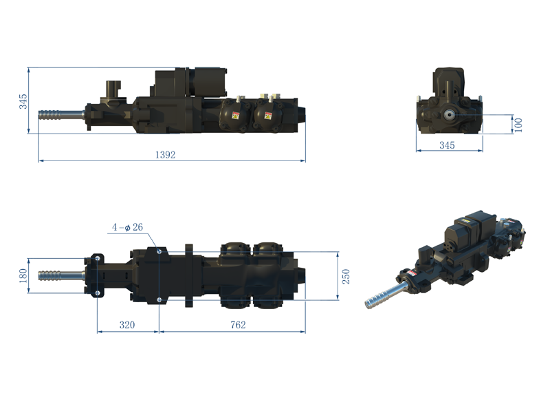 HL1000液壓鑿巖機(jī)